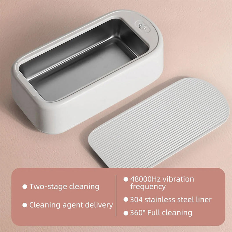✨ Ultrasonic Glasses Cleaner Pro with 30s Deep Clean | 3-in-1 Jewelry Cleaner⚡Portable & Waterproof🌟【Dentist-Approved】Sonic Cleaning Machine for Eyeglasses, Earrings, Necklaces ✨ Ultrasonic Glasses Cleaner Pro with 30s Deep Clean | 3-in-1 Jewelry Cleaner⚡Portable & Waterproof🌟【Dentist-Approved】Sonic Cleaning Machine for Eyeglasses, Earrings, Necklaces